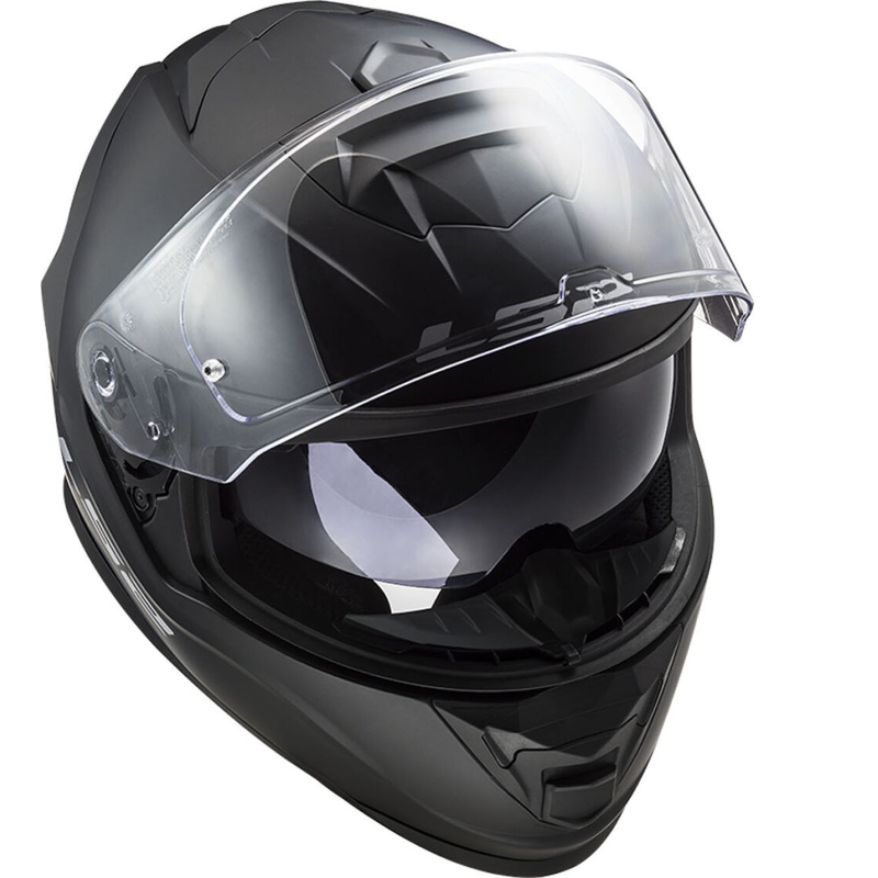 LS2 FF800 Storm II Solid Matte Black Integrālā motociklu ķivere