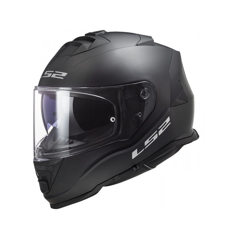 LS2 FF800 Storm II Solid Matte Black Integrālā motociklu ķivere