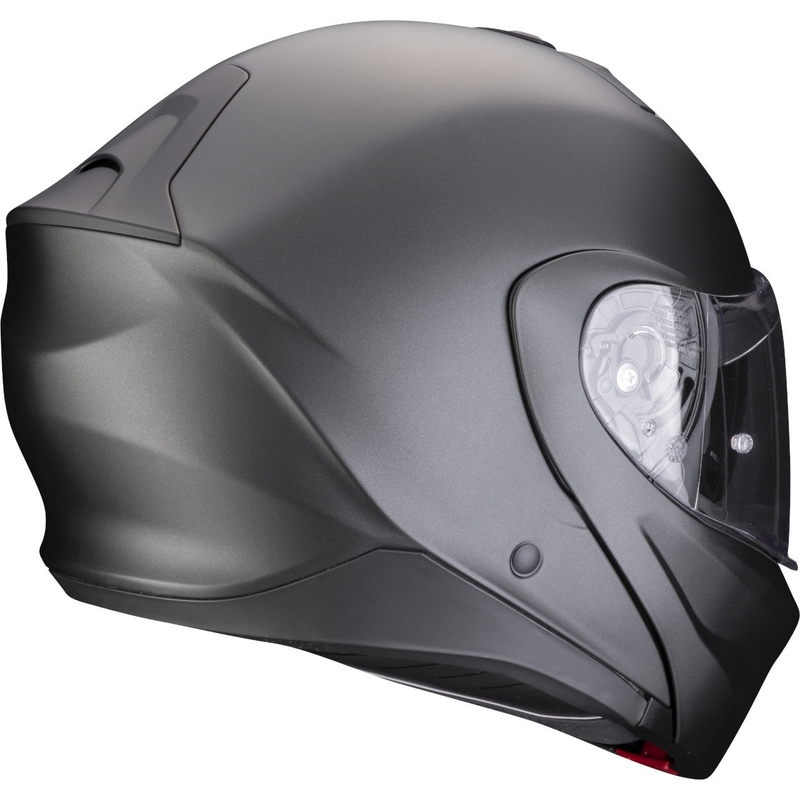 Flip-up moto ķivere Scorpion EXO-930 EVO Solid melna matēta