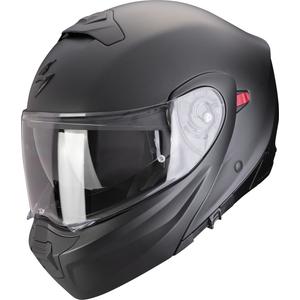 Flip-up moto ķivere Scorpion EXO-930 EVO Solid melna matēta