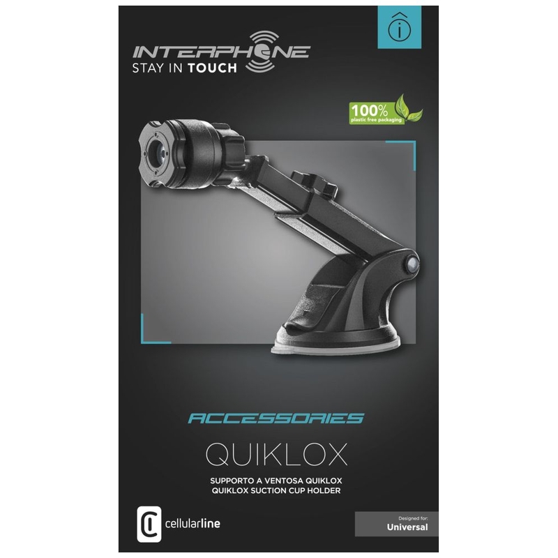 QUIKLOX Interphone rokturis ar piesūcekni