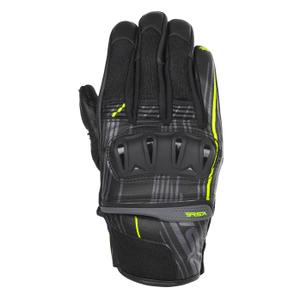 Motocikla cimdi RSA Sprint melni-fluo dzelteni