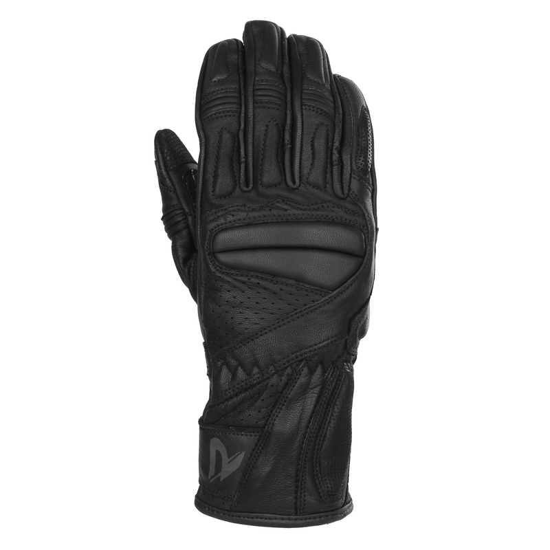 Sieviešu Street Racer Touring Motocikla cimdi Black