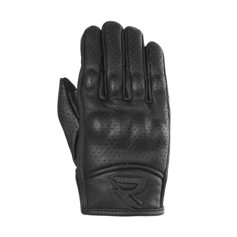 Sieviešu Street Racer Striker 2 Black perforēti motocikla cimdi