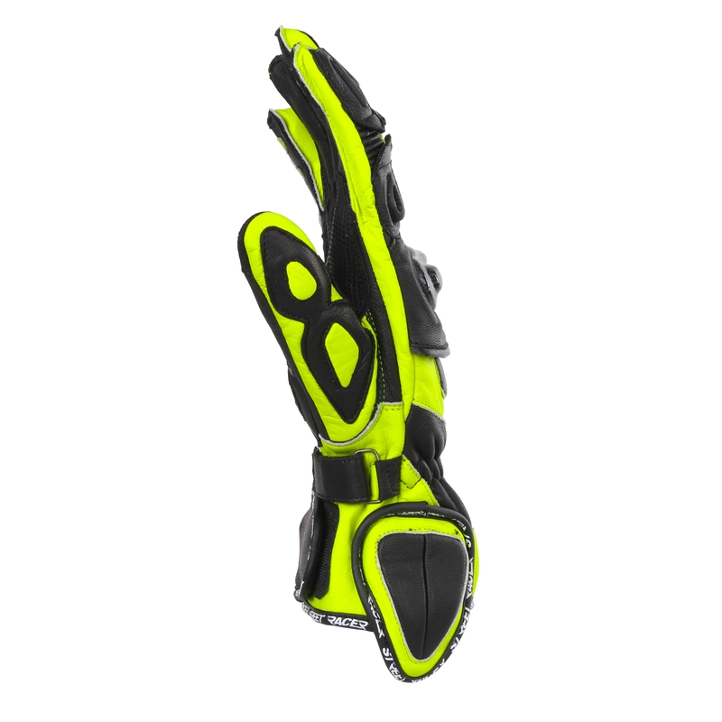 Motocikla cimdi Street Racer Virus 2 black-fluo yellow