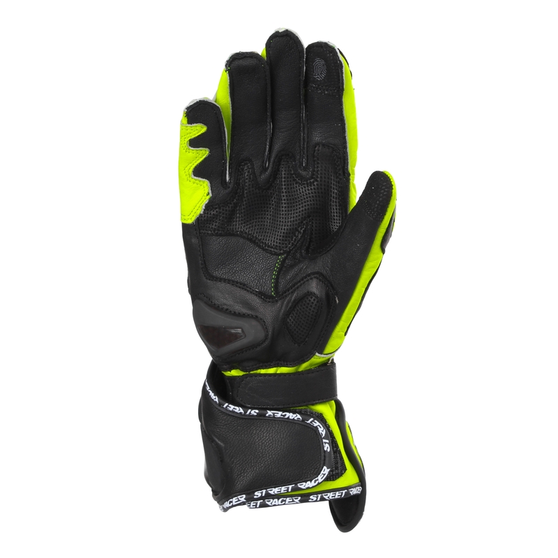 Motocikla cimdi Street Racer Virus 2 black-fluo yellow