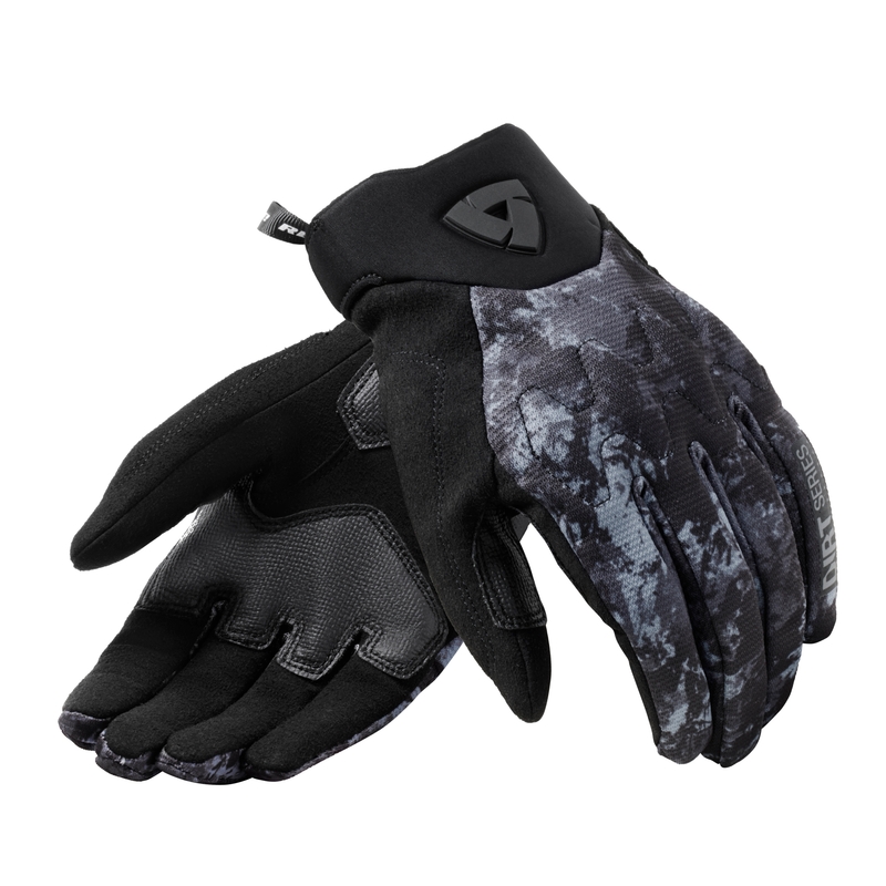 Motocikla cimdi Revit Continent black-grey