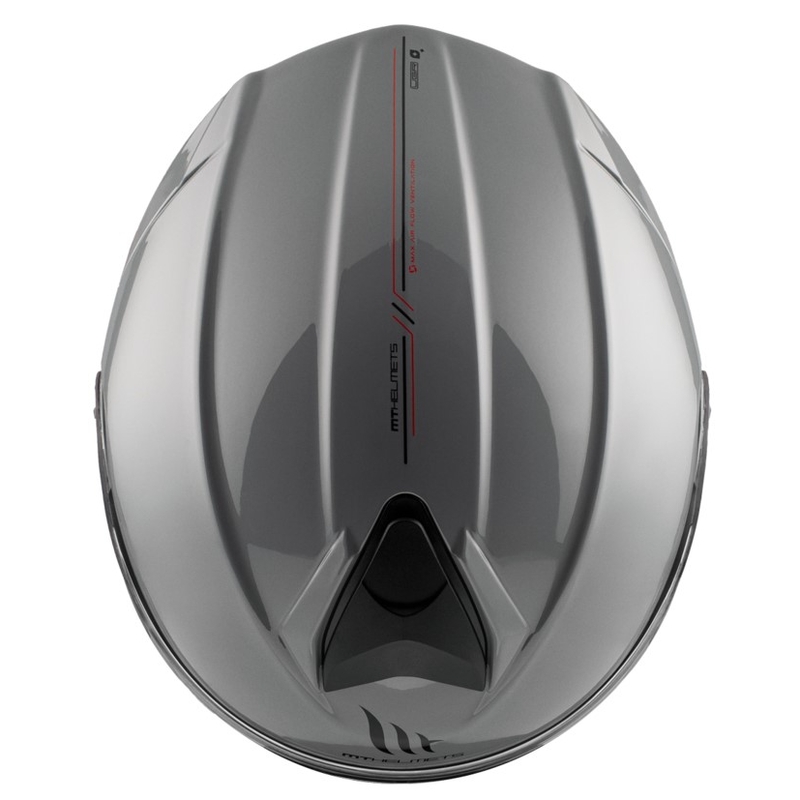 Atverama motocikla ķivere MT Genesis SV Solid A12 spīdīgi pelēka