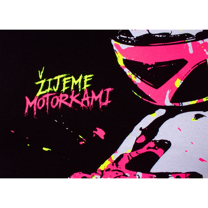 Bērnu meiteņu t-krekls MotoZem - Mēs dzīvojam ar motocikliem