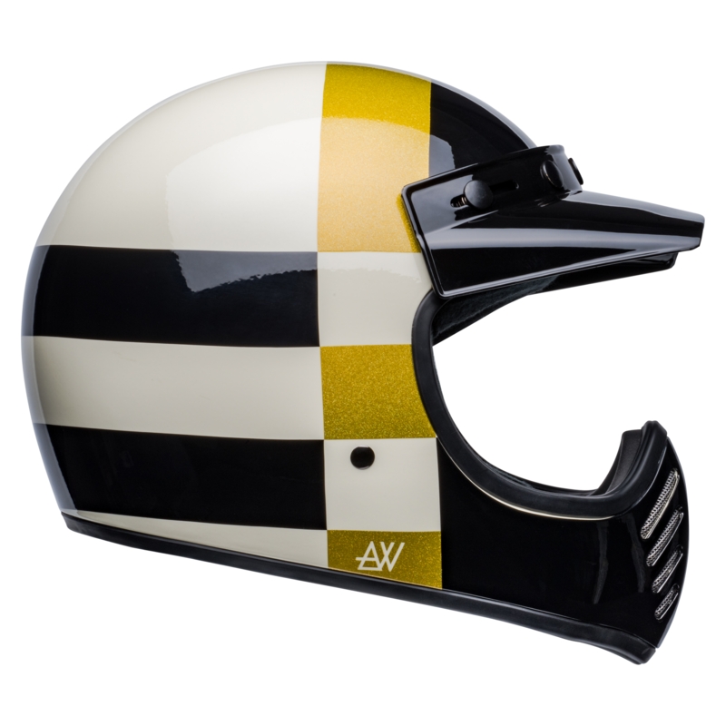 Přilba na motorku Bell Moto-3 Atwyld Orbit bílo-černá
