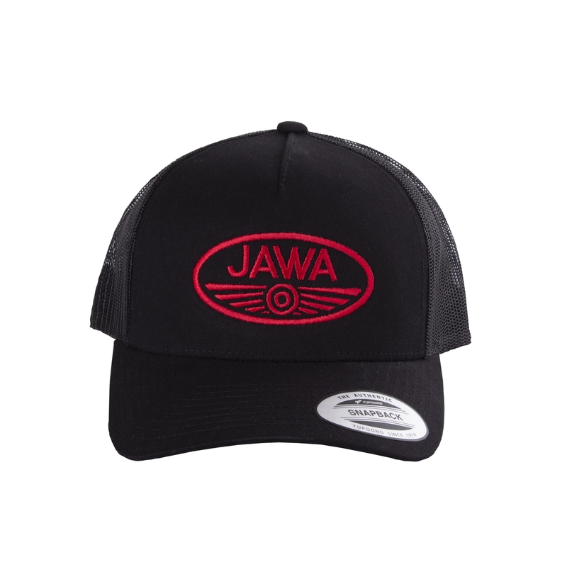 JAWA Trucker cepure melna