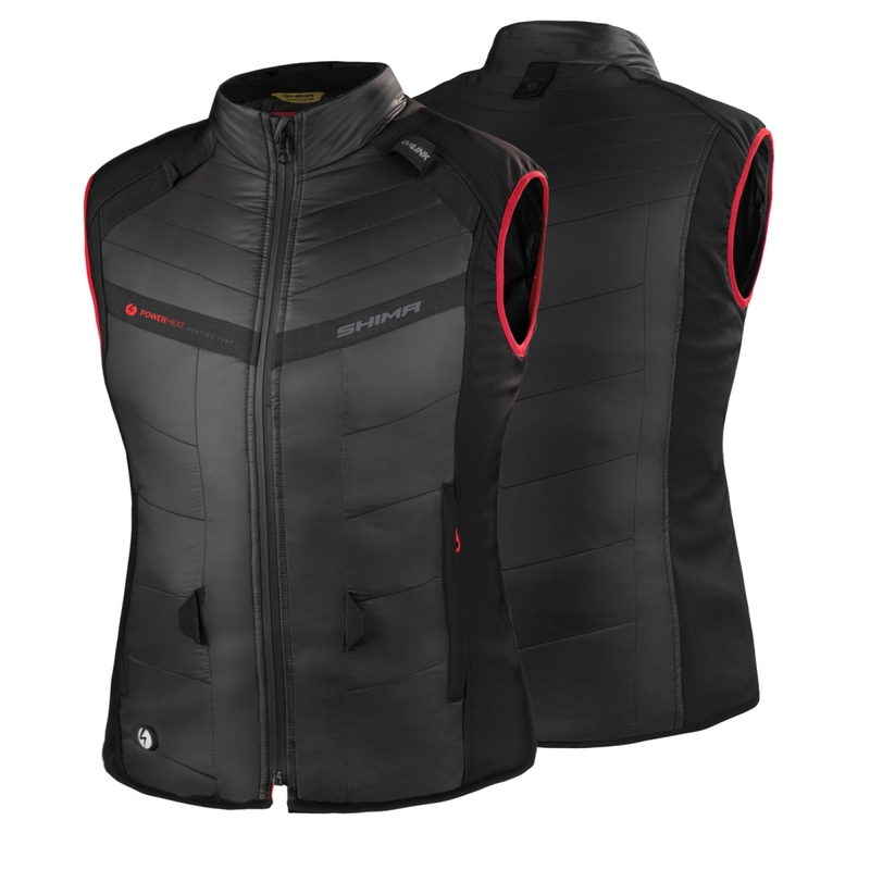 Sieviešu jaka Shima Powerheat Vest black-red