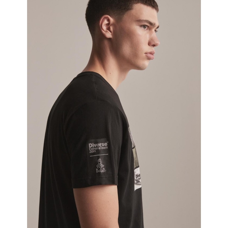 T-krekls DAKAR DKR Foto melns