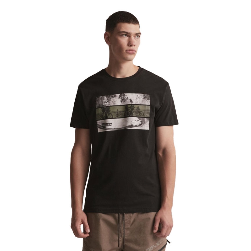 T-krekls DAKAR DKR Foto melns