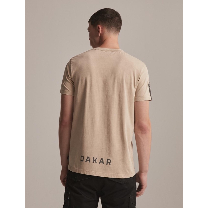 T-krekls DAKAR DKR Wash 02 bēšs