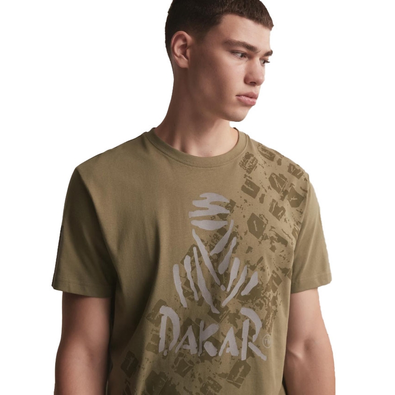 T-krekls DAKAR DKR AU 03 haki krāsā