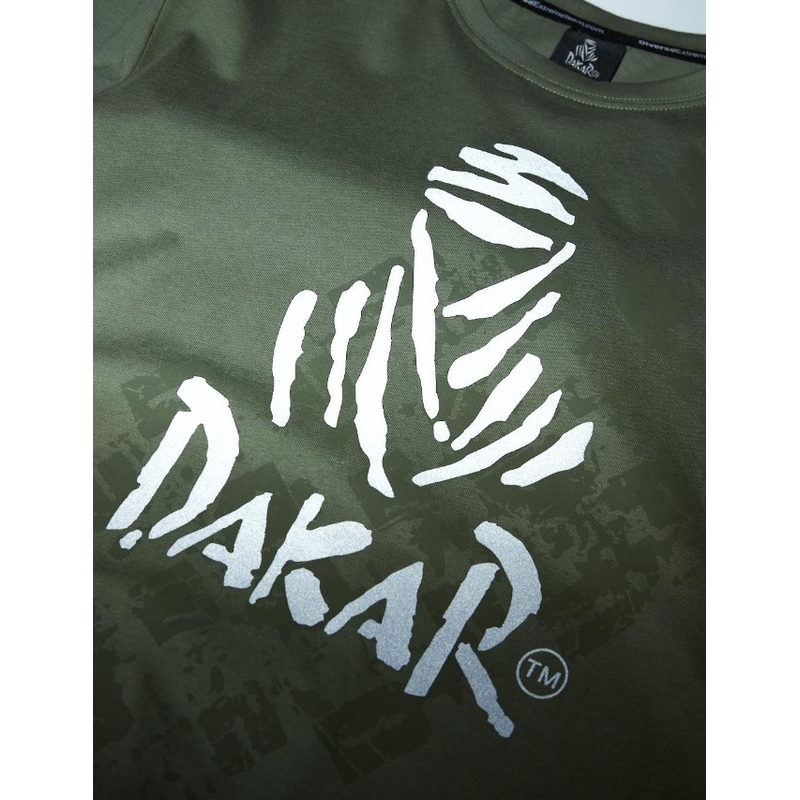 T-krekls DAKAR DKR AU 03 haki krāsā