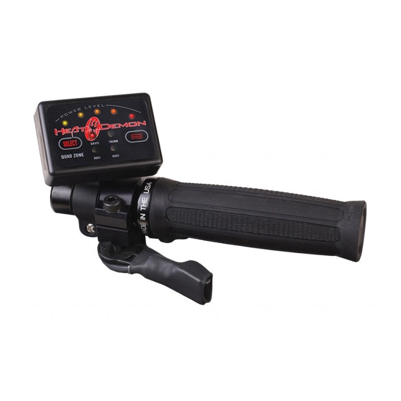 Apsildāmas rokturi SYMTEC ATV Clamp On Quad Zone melns