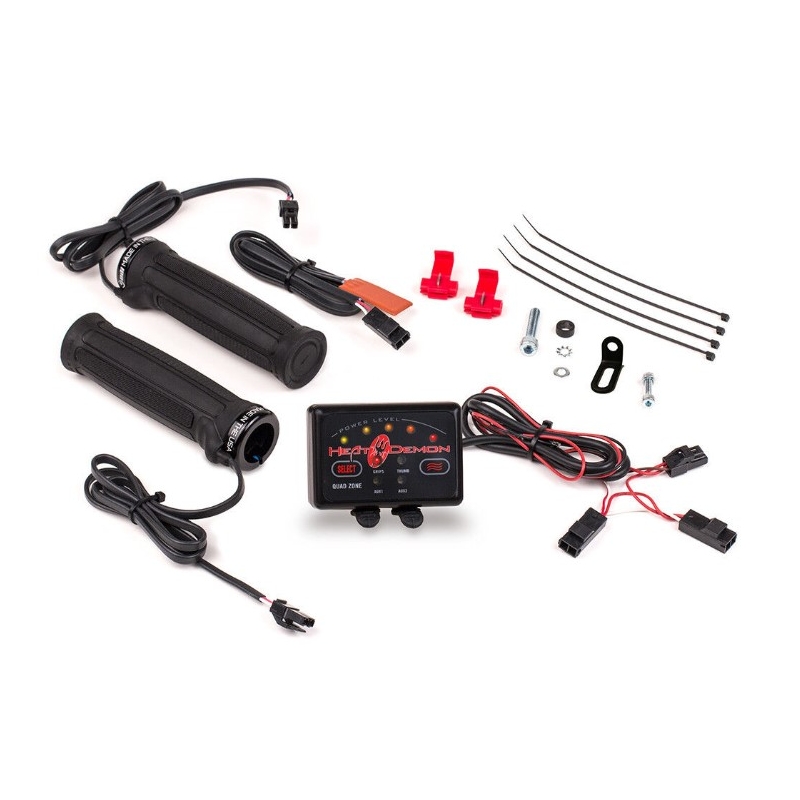 Apsildāmas rokturi SYMTEC ATV Clamp On Quad Zone melns