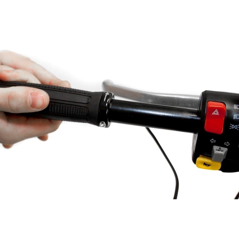 Apsildāmas rokturi SYMTEC ATV Clamp On High/Low RR melns