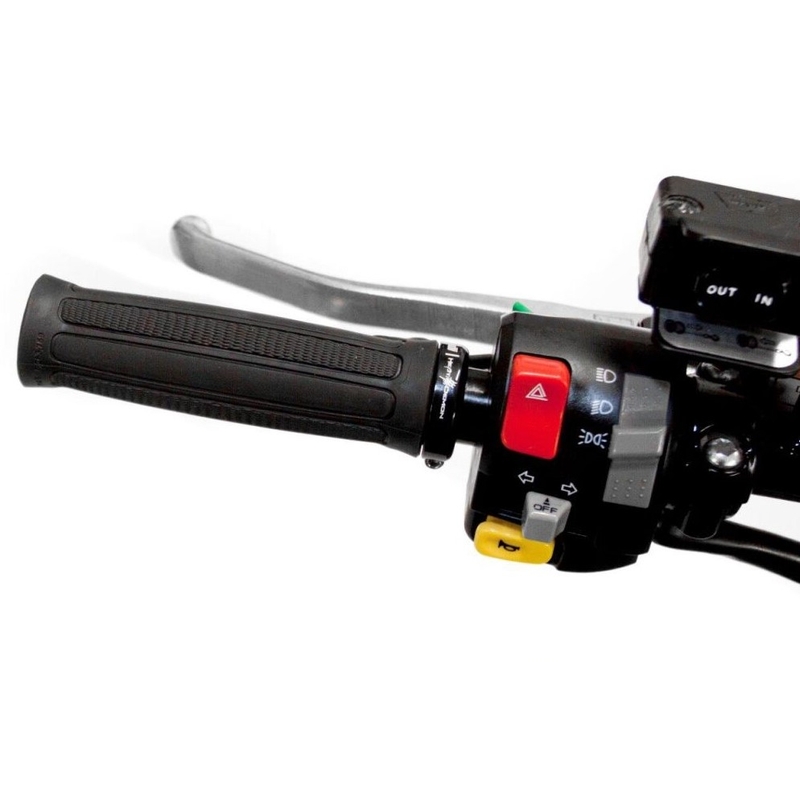 Apsildāmas rokturi SYMTEC ATV Clamp On High/Low RR melns