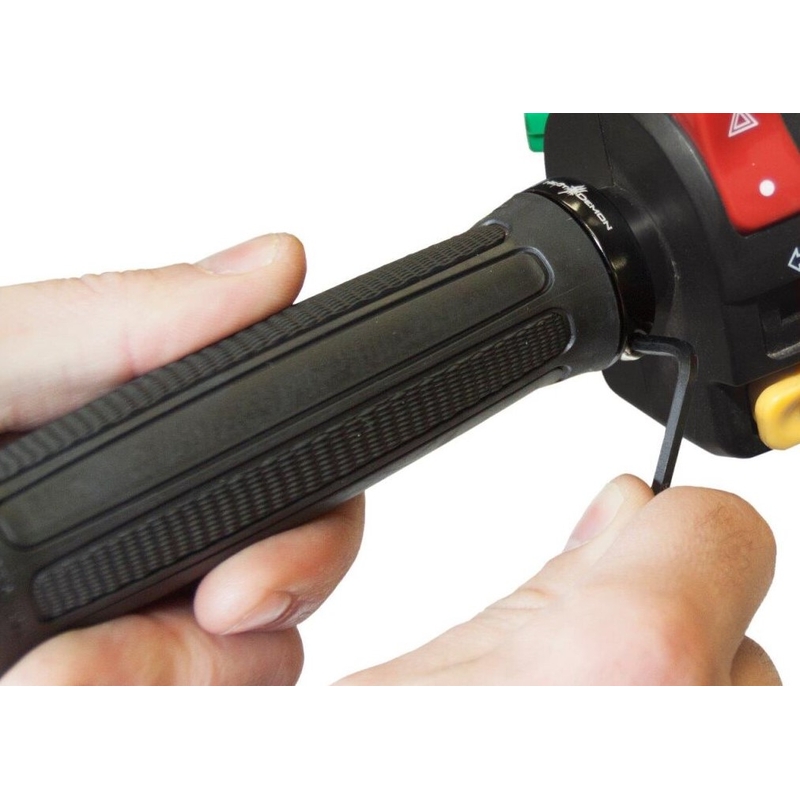 Apsildāmas rokturi SYMTEC ATV Clamp On High/Low RR melns