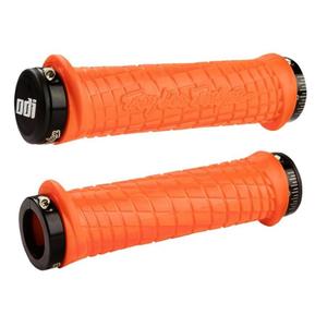 Rokturi ODI TROY LEE DESIGNS SIGNATURE ATV LOCK-ON oranži-melns