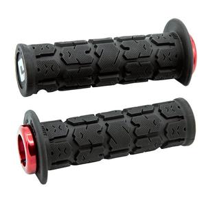 Rokturi ODI ROGUE ATV LOCK-ON V2.1 125mm melni-sarkani
