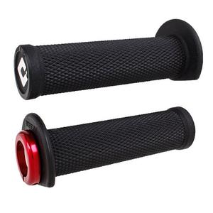 Rokturi ODI RUFFIAN ATV LOCK-ON V2.1 125mm melni-sarkani