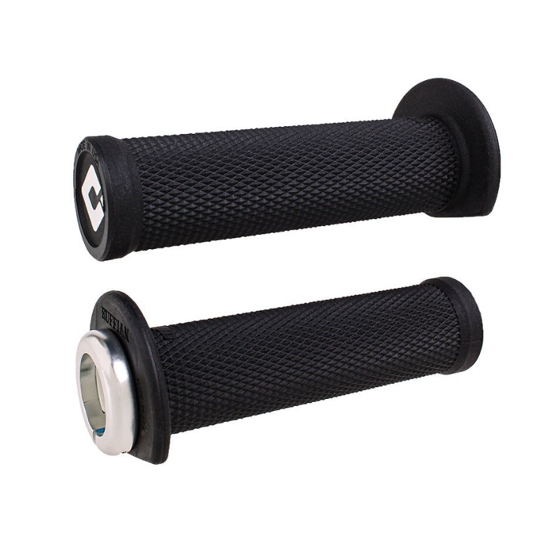 Rokturi ODI RUFFIAN ATV LOCK-ON V2.1 125mm melni-sudraba krāsā
