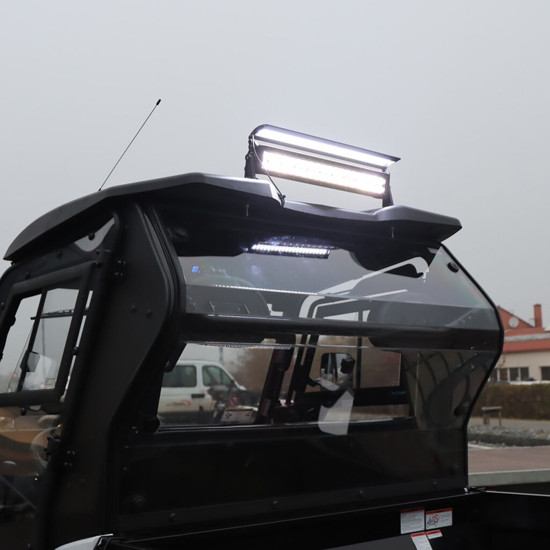 LED gaismas rampa ar vāku SHARK LED LIGHT BAR 21,5", 6D, ar LED vāku, 120W