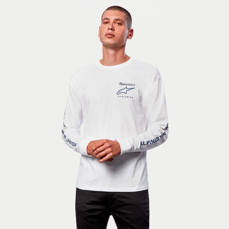 Alpinestars Authenticated T-krekls balts un melns