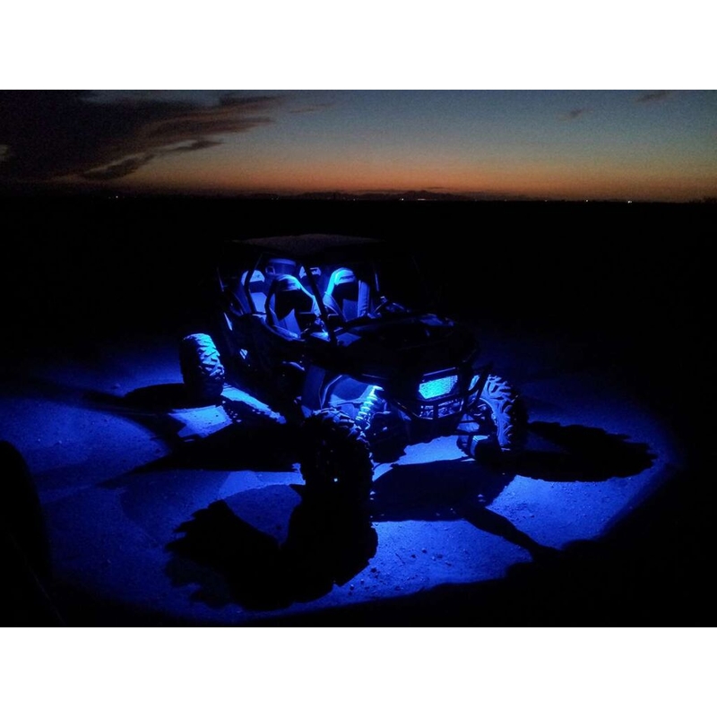 HAIZIVS LED APGAISMOJUMS, RGB, DAUDZKRĀSAINS, BLUETOOTH VADĪBA, 4 GAB. KOMPLEKTS