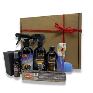 Autosol dāvanu komplekts motociklu un ādas piederumu tīrīšanai