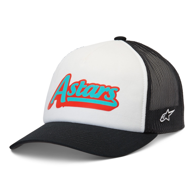 Alpinestars Delivery Trucker cepure balta un melna
