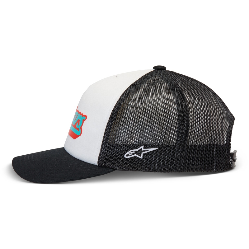 Alpinestars Delivery Trucker cepure balta un melna