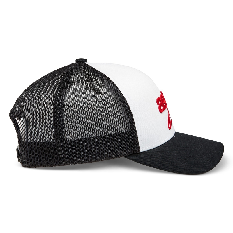 Kšiltovka Alpinestars Pedigree bílo-černo-červená