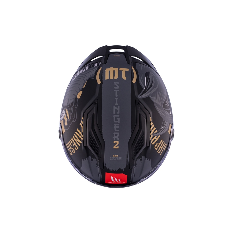 MT Stinger 2 KRT integrālā motociklu ķivere matēta