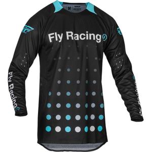 Motokrosa krekliņš FLY Racing Evolution DST 2 melns un zils izpārdošana