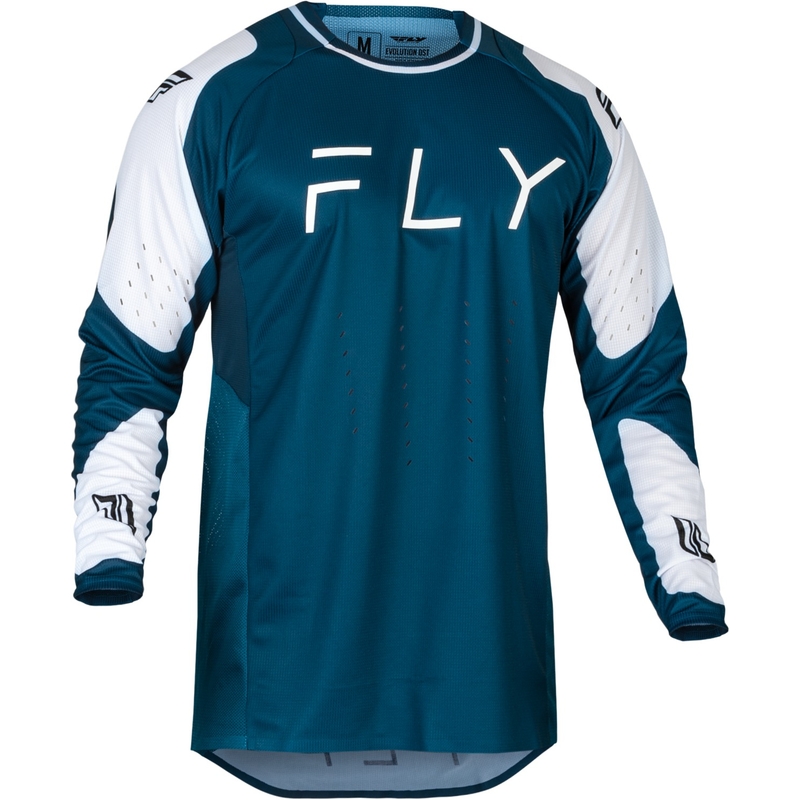 Motokrosa krekliņš FLY Racing Evolution DST zilā un baltā krāsā izpārdošana