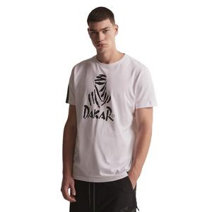 T-krekls DAKAR DKR Logo 123 balts izpārdošana