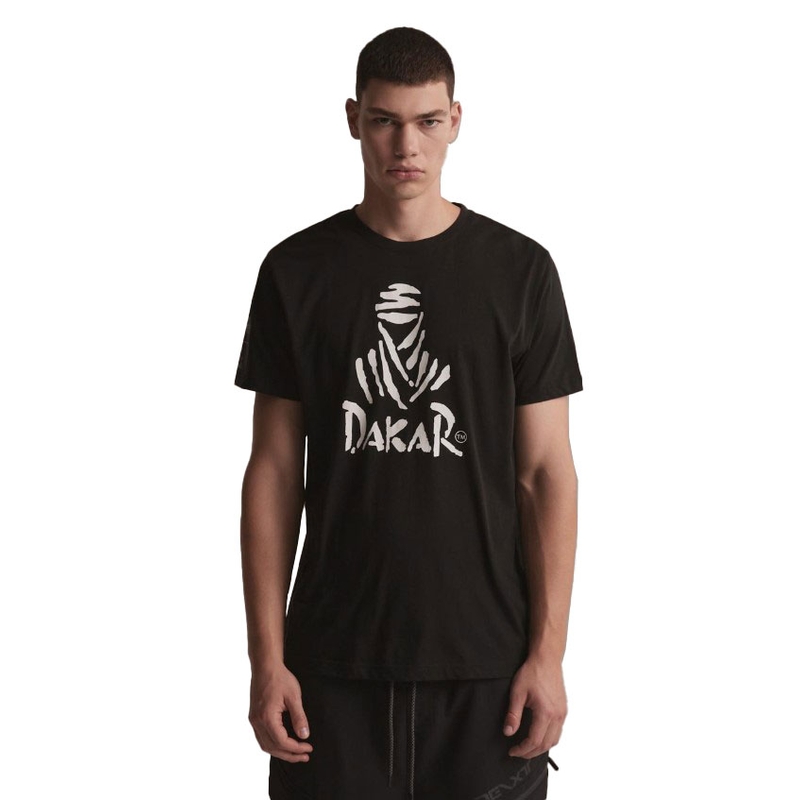 T-krekls DAKAR DKR Logo 123 melns