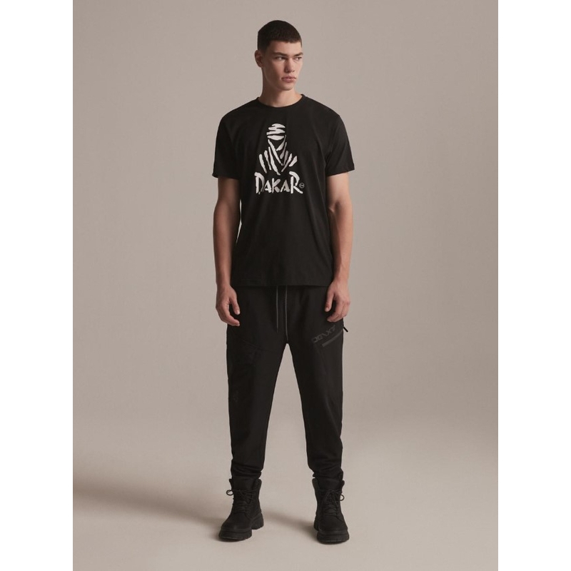 T-krekls DAKAR DKR Logo 123 melns