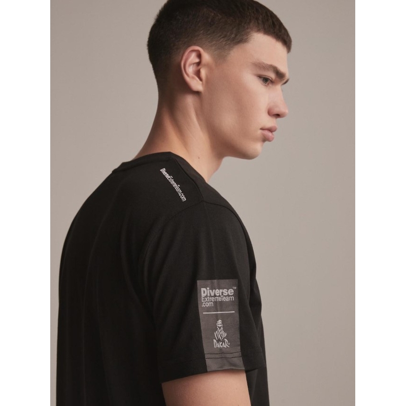T-krekls DAKAR DKR Logo 123 melns