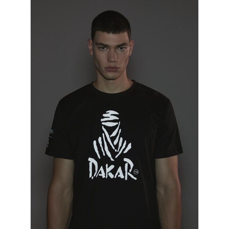 T-krekls DAKAR DKR Logo 123 melns