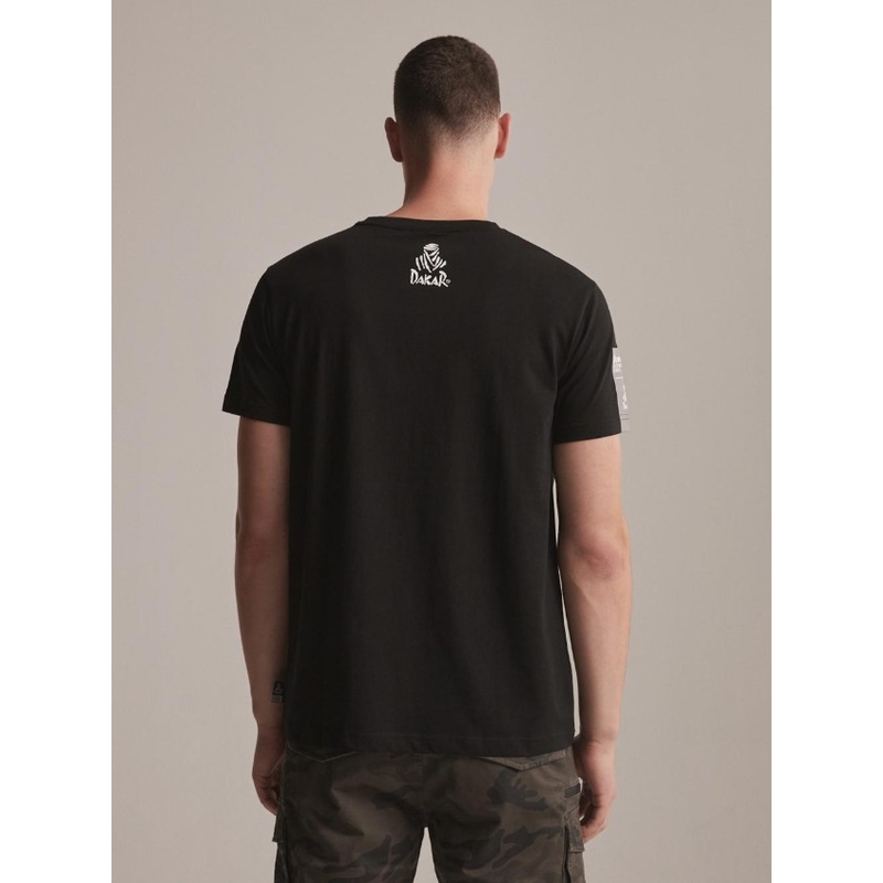 T-krekls DAKAR DKR Logo 23 melns