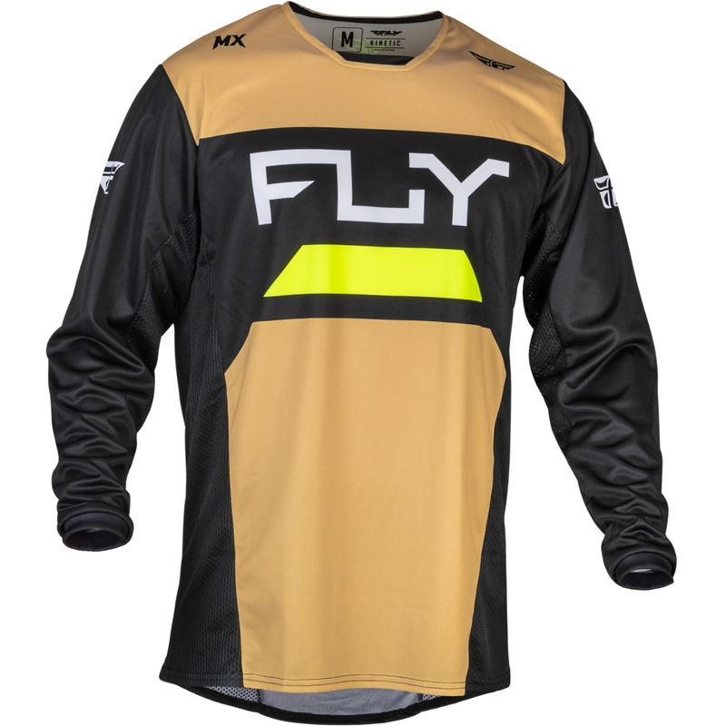 Motokrosa krekliņš FLY Racing Kinetic Reload dzeltens-melns-fluo dzeltens
