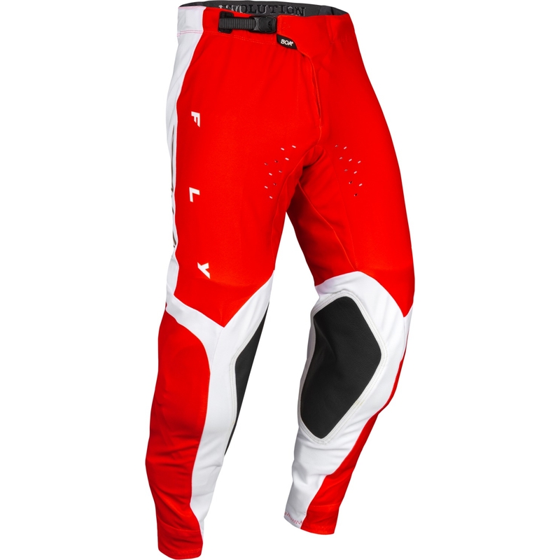 Motokrosa bikses FLY Racing Evolution DST sarkanbaltsarkanas