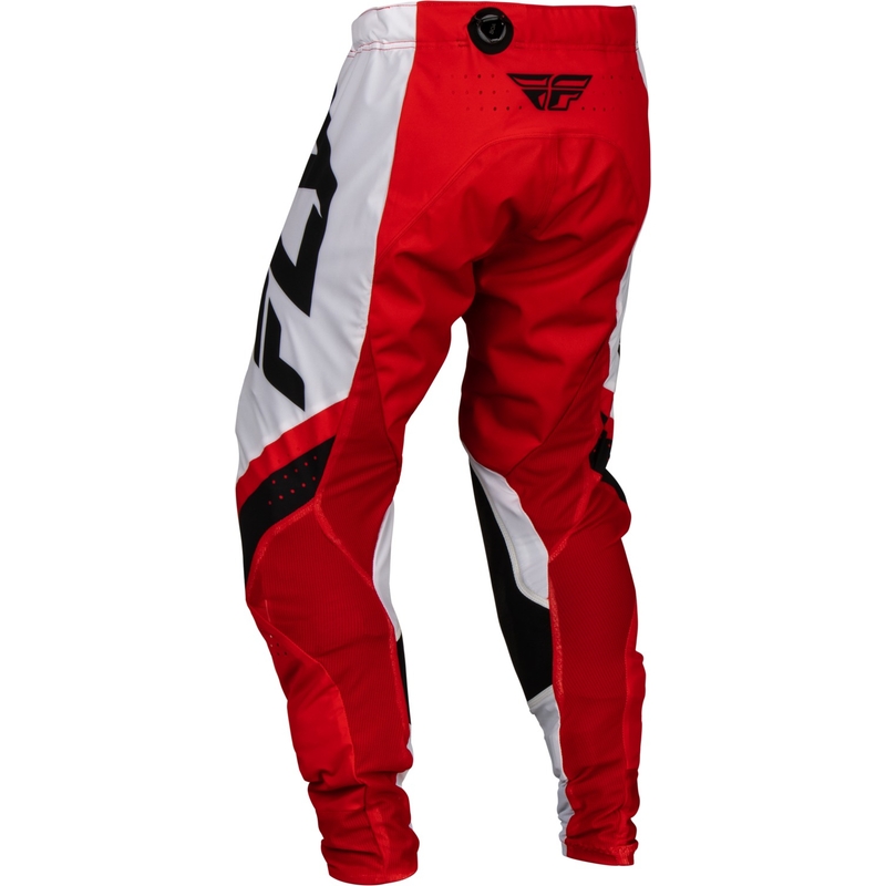 Motokrosové kalhoty FLY Racing Lite 2024 červeno-bílo-černé