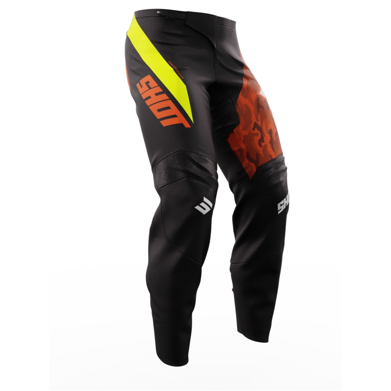 Bērnu motokrosa bikses Shot Matrix orange izpārdošana